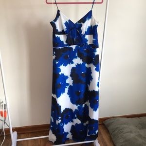Banana Republic silk maxi dress